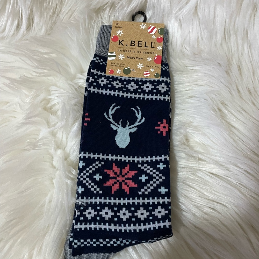 🦋5/$25 K. Bell crew socks